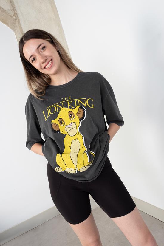  LION KING Baskılı Oversize T-shirt