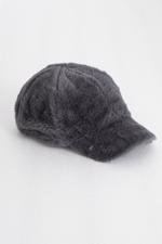 Siyah Yumuşak Dokulu Şapka