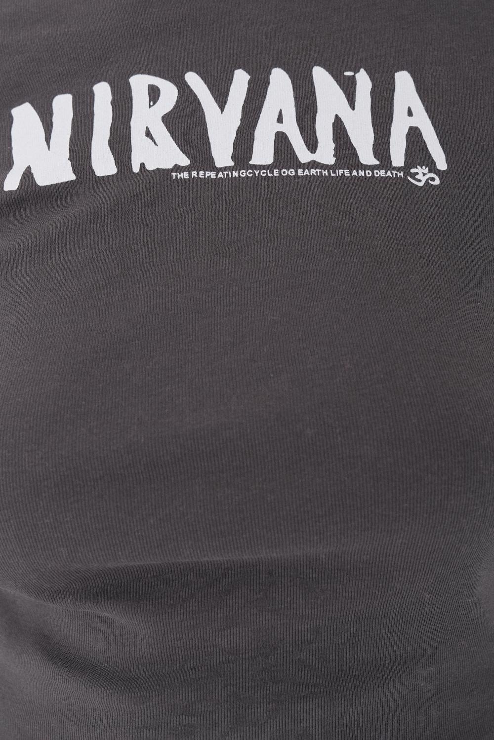 Addax Nirvana Baskılı Uzun Kol Bluz. 1