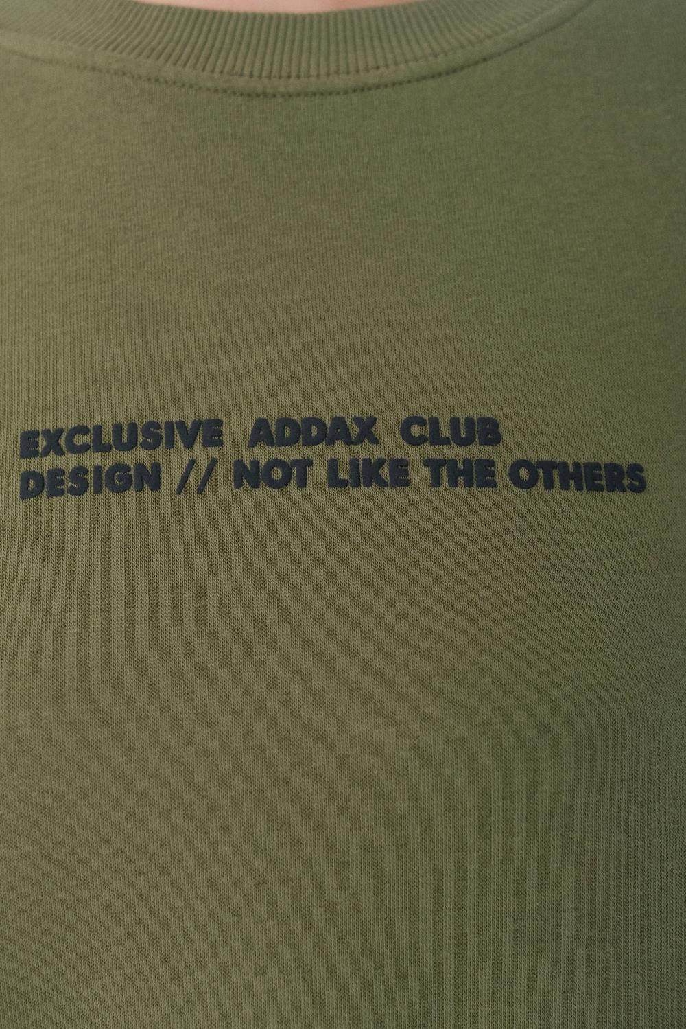 Addax Club Design Baskılı Sweatshirt. 1