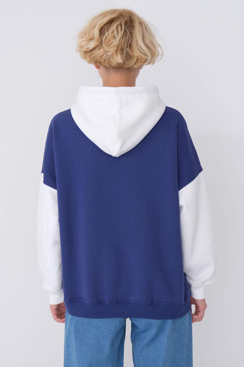 Addax Kapüşonlu Oversize Sweatshirt. 1