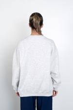 Bej Bisiklet Yaka Şardonlu Basic Sweatshirt