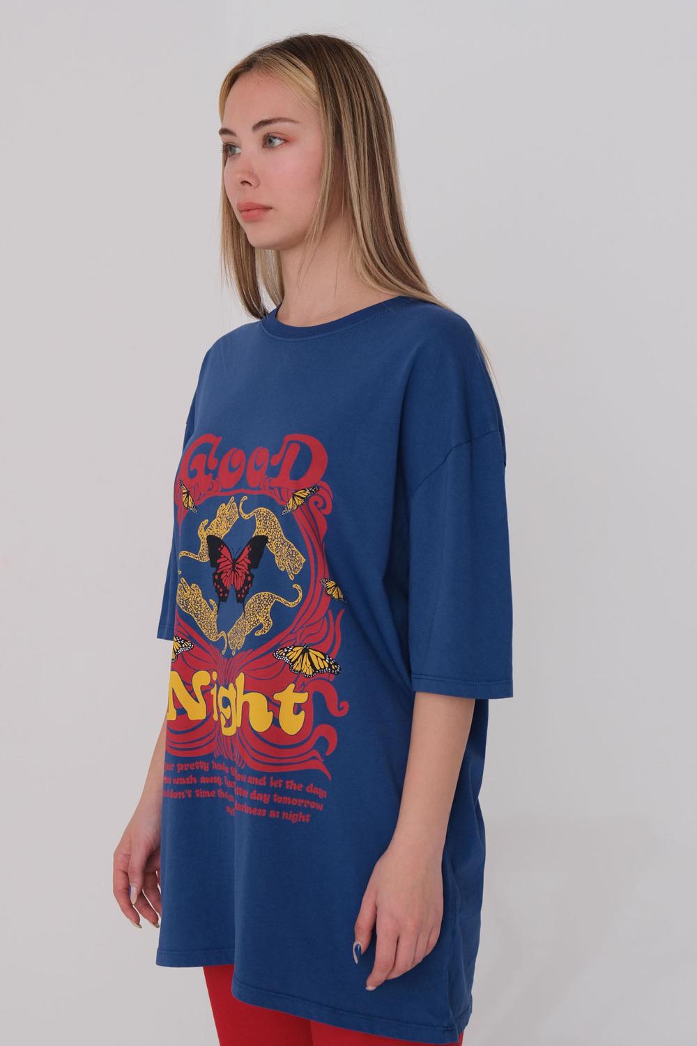 Addax Baskılı T-shirt. 1