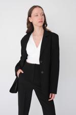 Siyah Klasik Blazer Ceket