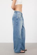 Mavi Normal Bel Wide Leg Jean Pantolon