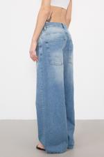 Mavi Normal Bel Wide Leg Jean Pantolon