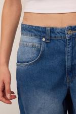 Mavi Kargo Cepli Wide Leg Jean Pantolon