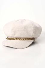 Bej Denizci Tipi Kaşe Şapka