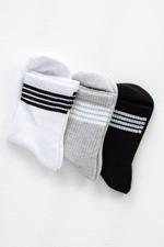 Siyah Soket Çorap 3'lü Paket