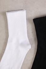 Beyaz Soket Çorap 2Li Paket