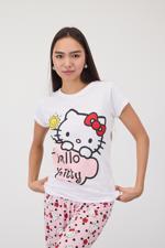 Pembe Hello Kitty Baskılı Pijama Takımı