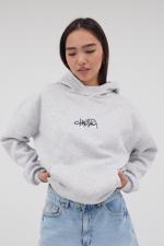 Bej Chaotic Star Yazılı Şardonlu Sweatshirt