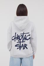 Bej Chaotic Star Yazılı Şardonlu Sweatshirt