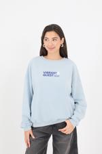 Mavi Bisiklet Yaka VIBRANT QUEST Yazılı Sweatshirt