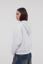 Bej Kurdele Ve Yazı Baskılı Şardonlu Sweatshirt