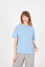 Mavi Bisiklet Yaka Basic Oversize T-shirt