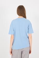 Mavi Bisiklet Yaka Basic Oversize T-shirt