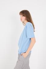 Mavi Bisiklet Yaka Basic Oversize T-shirt