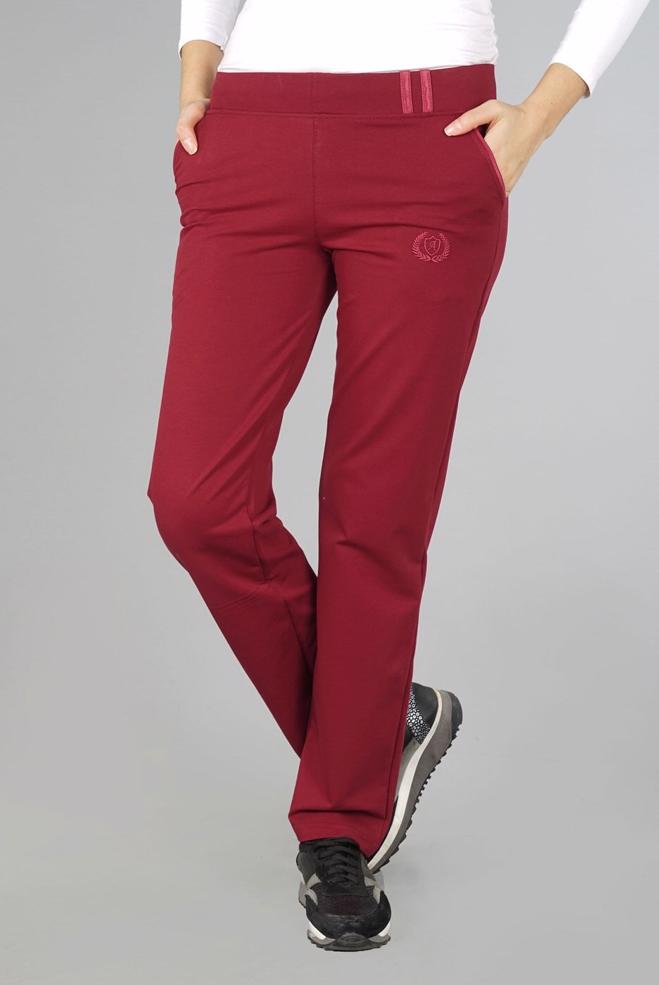Female claret red JOGGERS 7051 