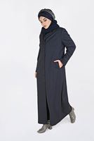 Female Grey BUTTONED TOPCOAT 1361 