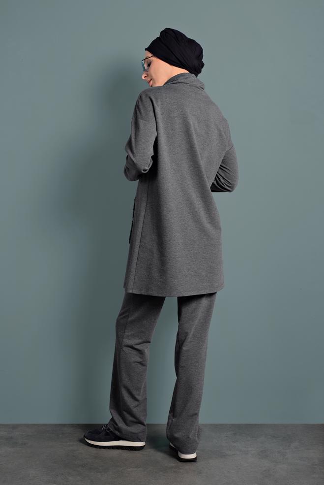 Female Grey SEQUINED TRACKSUIT 40346 