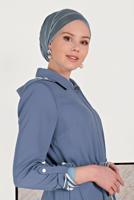BELİ BÜZGÜLÜ KAPÜŞONLU PARDESÜ 10168