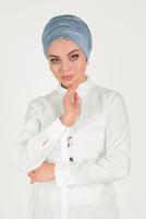 PAMUKLU KEDİ FİGÜRÜ NAKIŞLI TUNİK 40450