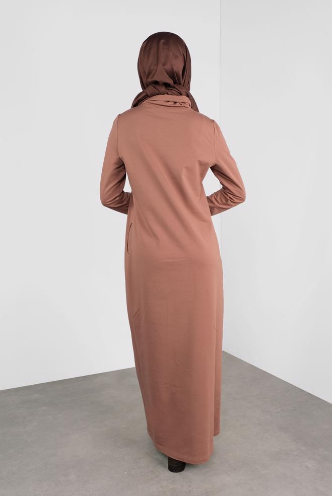 Femelle BEIGE ROBE IMPRIMÉE À SEUQINS 41112