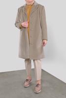 COAT WITH BROOCH 90090 