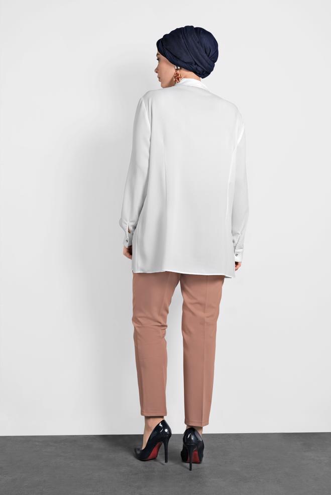 Femelle CAFÉ PANTALON À CLASSIQUE 70037 