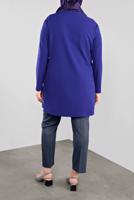 Femelle BLEU MARINE PANTALON À TAILLE MI-HAUTE 70138 