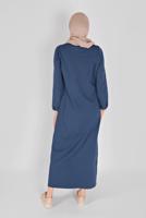 Female Navy blue FLORAL TRACKSUIT DRESS 41459 