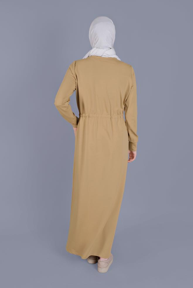 Female beige TRACKSUIT DRESS 41481 