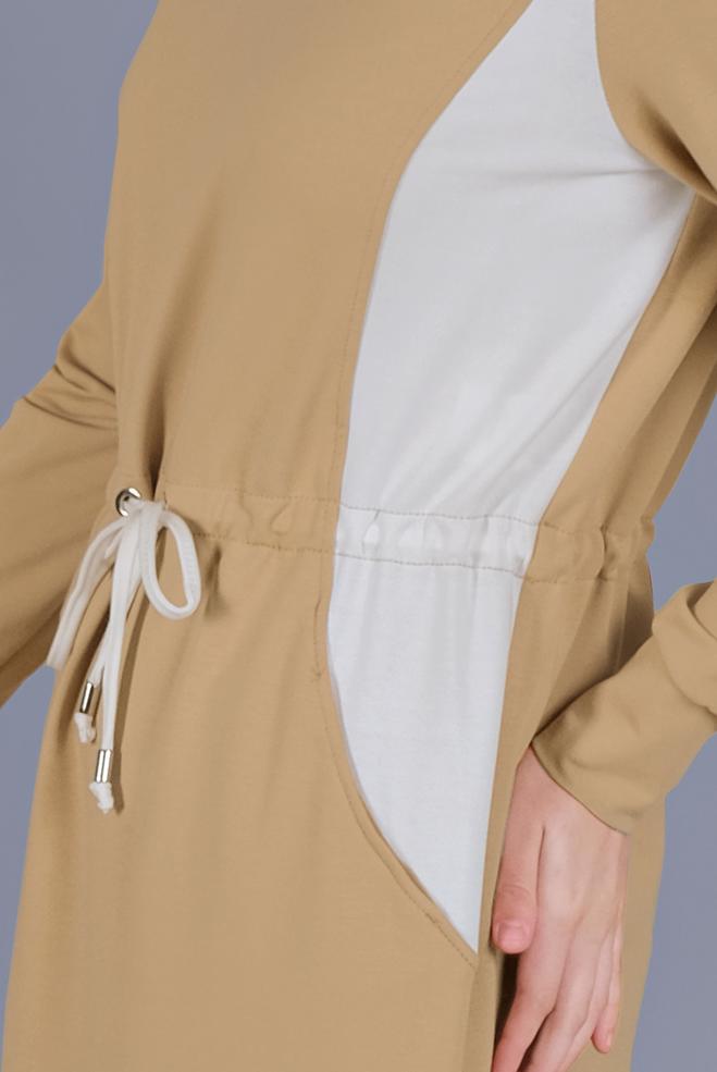 Femelle BEIGE ROBE DE SURVÊTEMENT 41481 