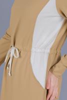 Female beige TRACKSUIT DRESS 41481 