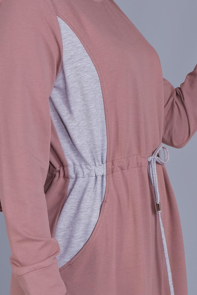Female pink TRACKSUIT DRESS 41481 