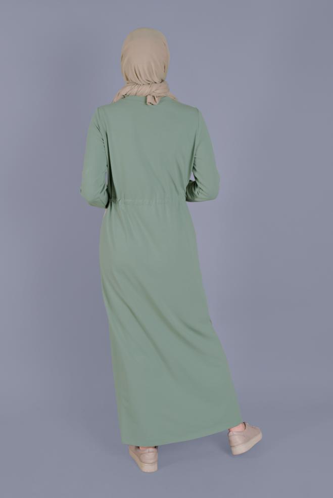 Female green TRACKSUIT DRESS 41481 