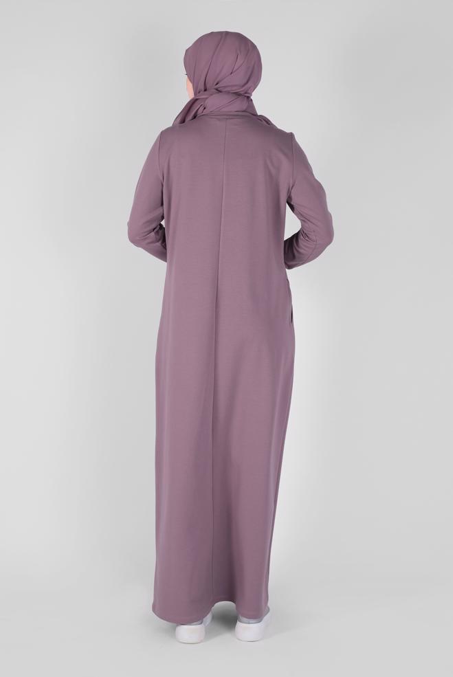 Femelle POURPRE ROBE DE SURVÊTEMENT IMPRIMÉ PIERRE 41571 