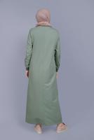 Female green SEQUINNED EMBROIDERED TRACKSUIT DRESS 41612 
