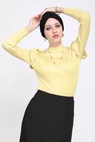 RUFFLE DETAIL KNITWEAR SWEATER 42069 
