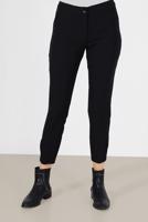 Female black BUTTON DETAIL TROUSERS 70269 
