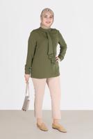 Femelle BEIGE PANTALON COUPE CLASSIQUE 70298