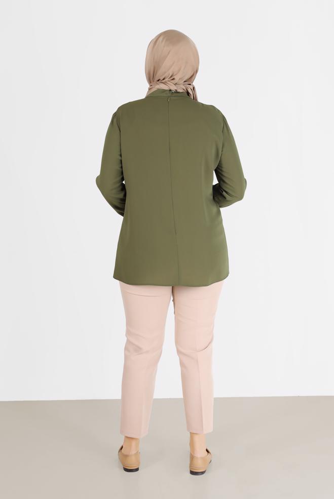 Femelle BEIGE PANTALON COUPE CLASSIQUE 70298