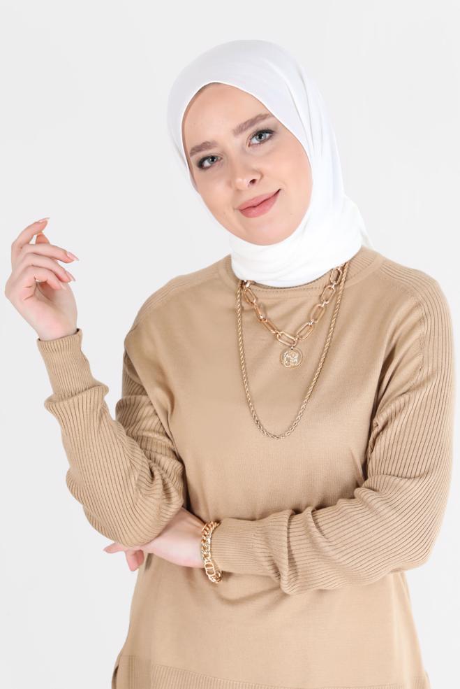 Female ECRU ALVİNA SHAWL 8108 