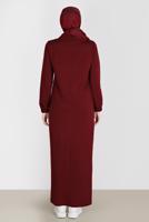 Female claret red GEM PRINT TRACKSUIT DRESS 42678 