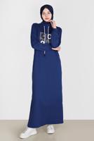 Female Navy blue GEM PRINT TRACKSUIT DRESS 42678 