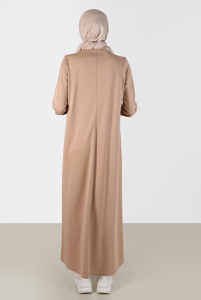 Femelle BEIGE ROBE SURVÊTEMENT IMPRIMÉ GEMME 42742
