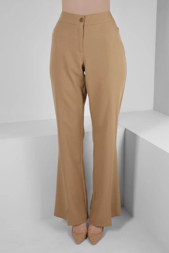 パンツ thevirgins. quilted flare pt Flare cover-up trousers in zig zag lamé viscose Silver | Missoni