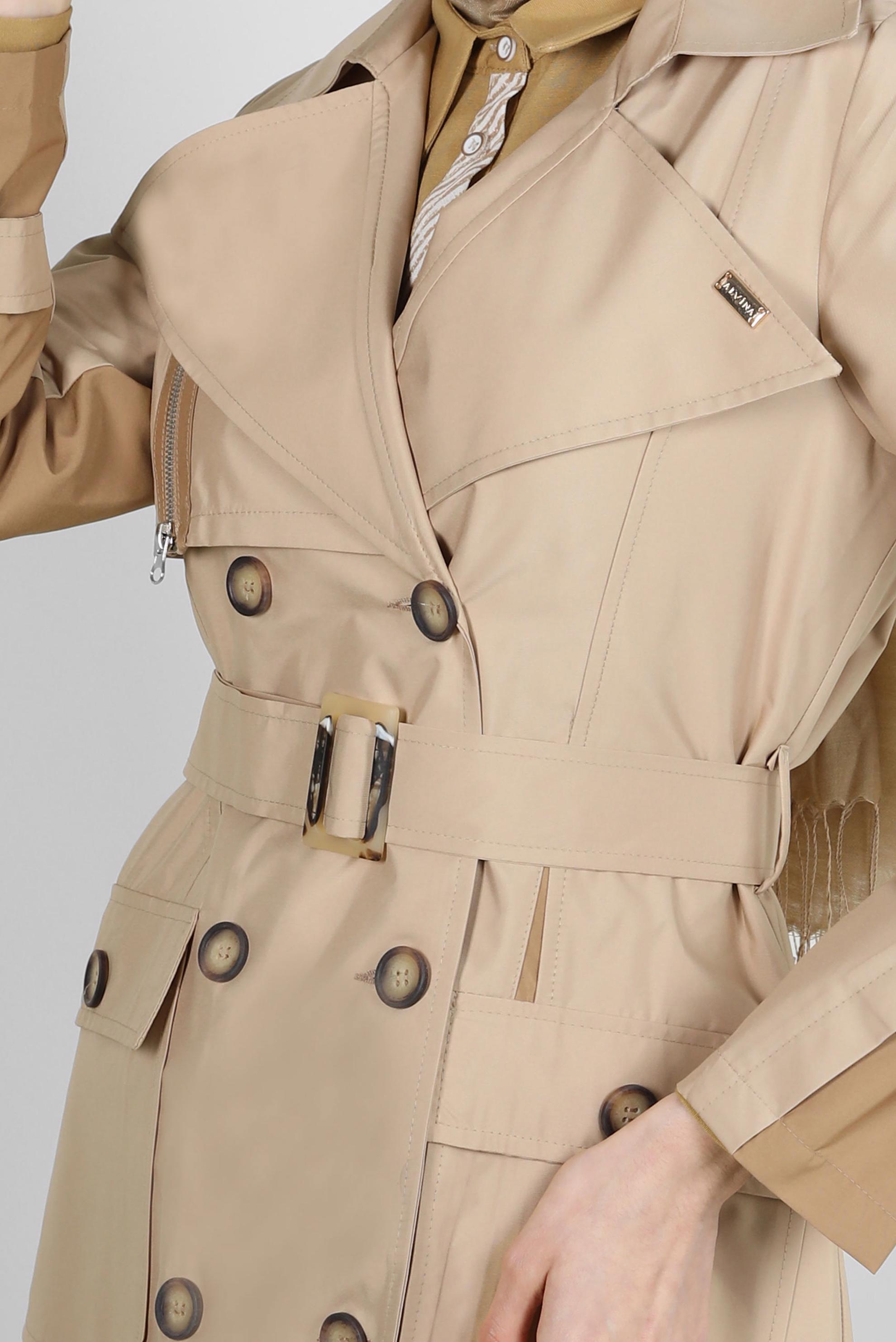 ジャケット・アウター sheer dress trench coat - beige Amazon.com: Spring Autumn Long Windbreaker Coat Casual