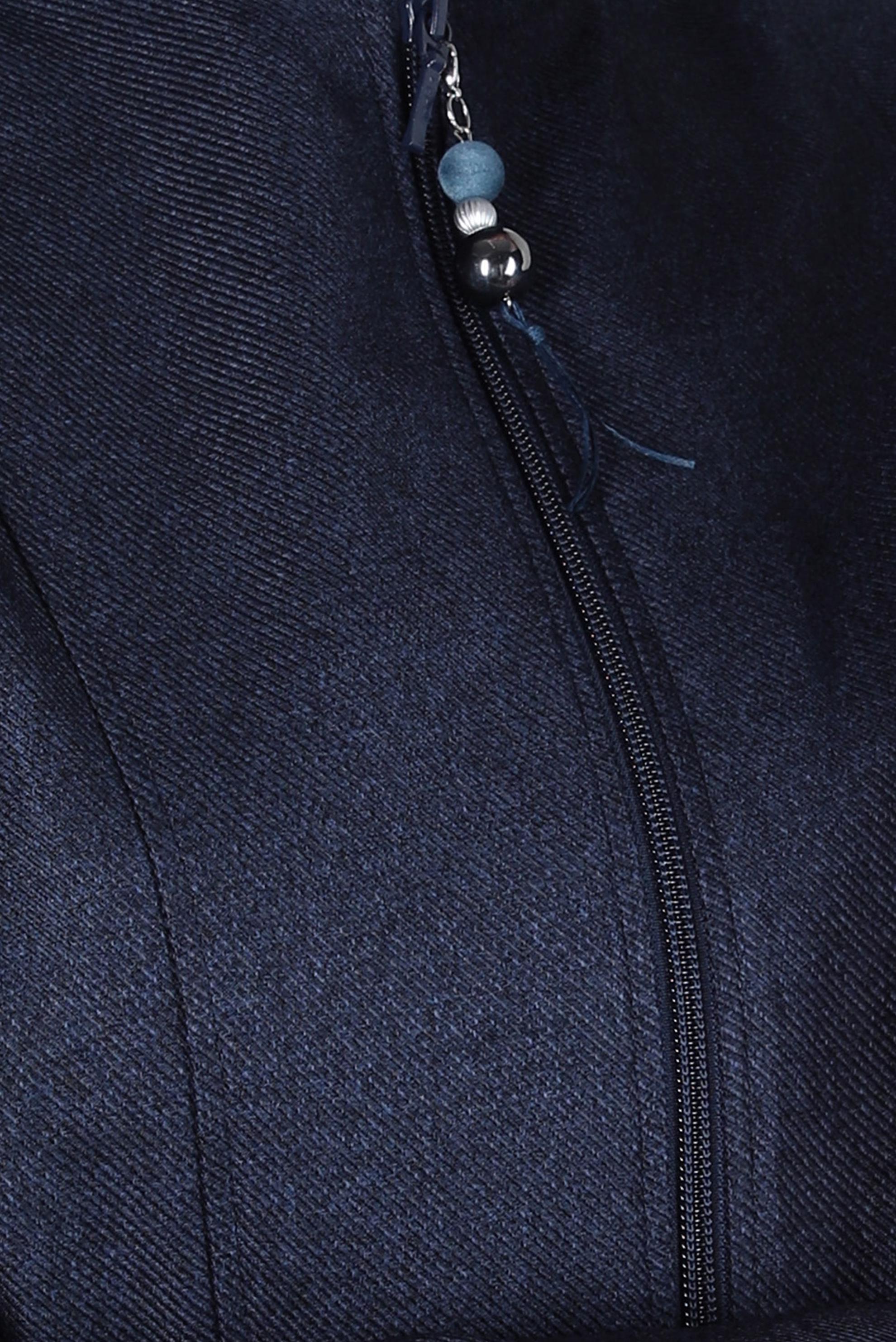 Hijab-Kleidung NAVY BLAU MANTEL MIT GÜRTEL 10828